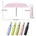 thumbnail image 2 of Compact Three Fold Automatic Open Close Umbrella with Secure Buckle for Weather, 2 of 3