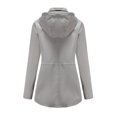 thumbnail image 3 of Vedolay Casual Jackets Womens Solid Color Open Front Office Long Sleeve Fashion Jacket with Pockets,Gray M, 3 of 5