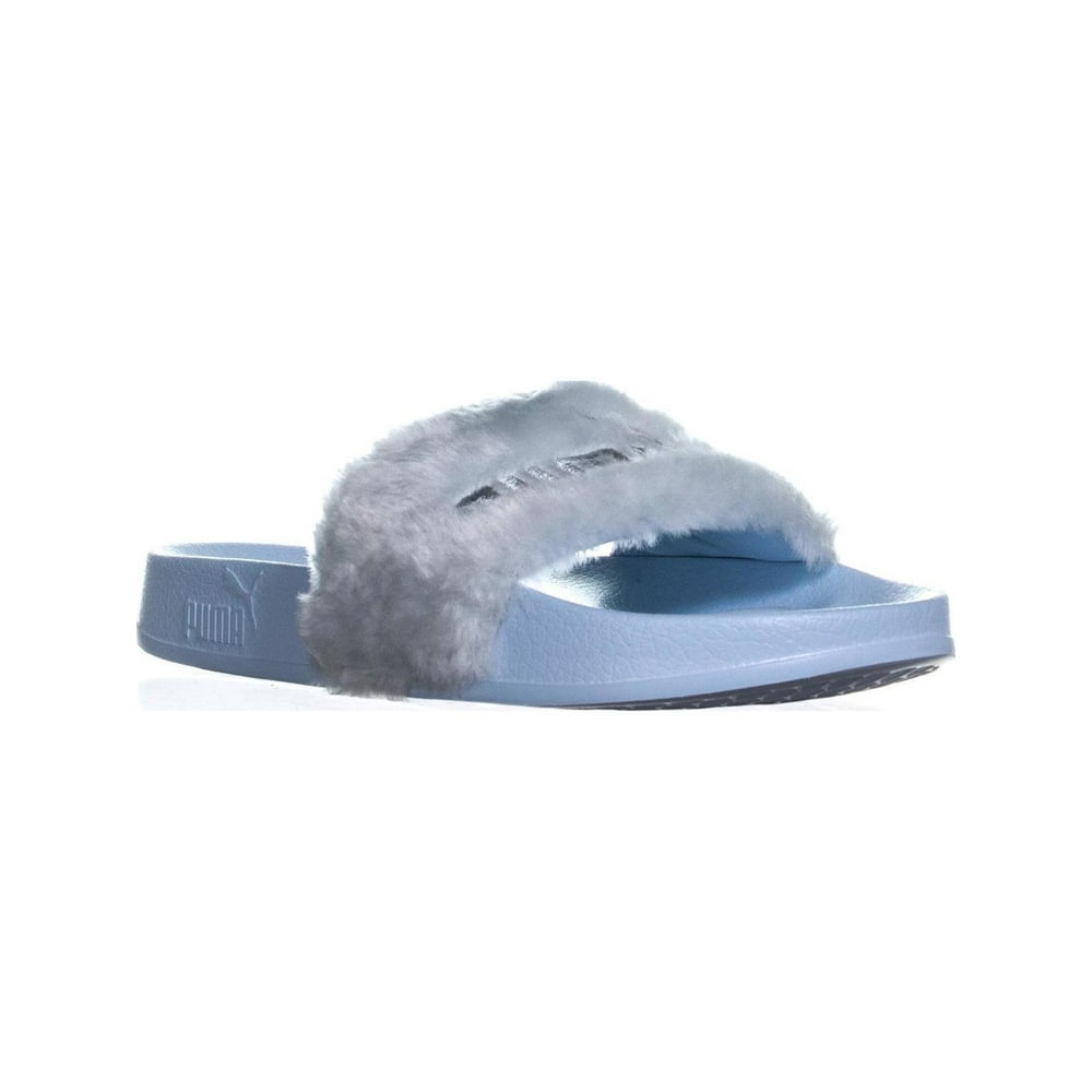 puma fur slide