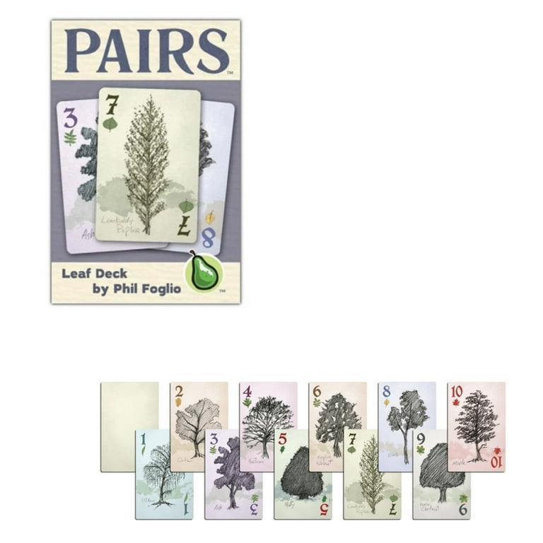 Pairs: Leaf Deck - Cheapass Games, Real Time Fighter Card Game, Character  Deck, Greater Than Games, Ages 12+ - Walmart.com