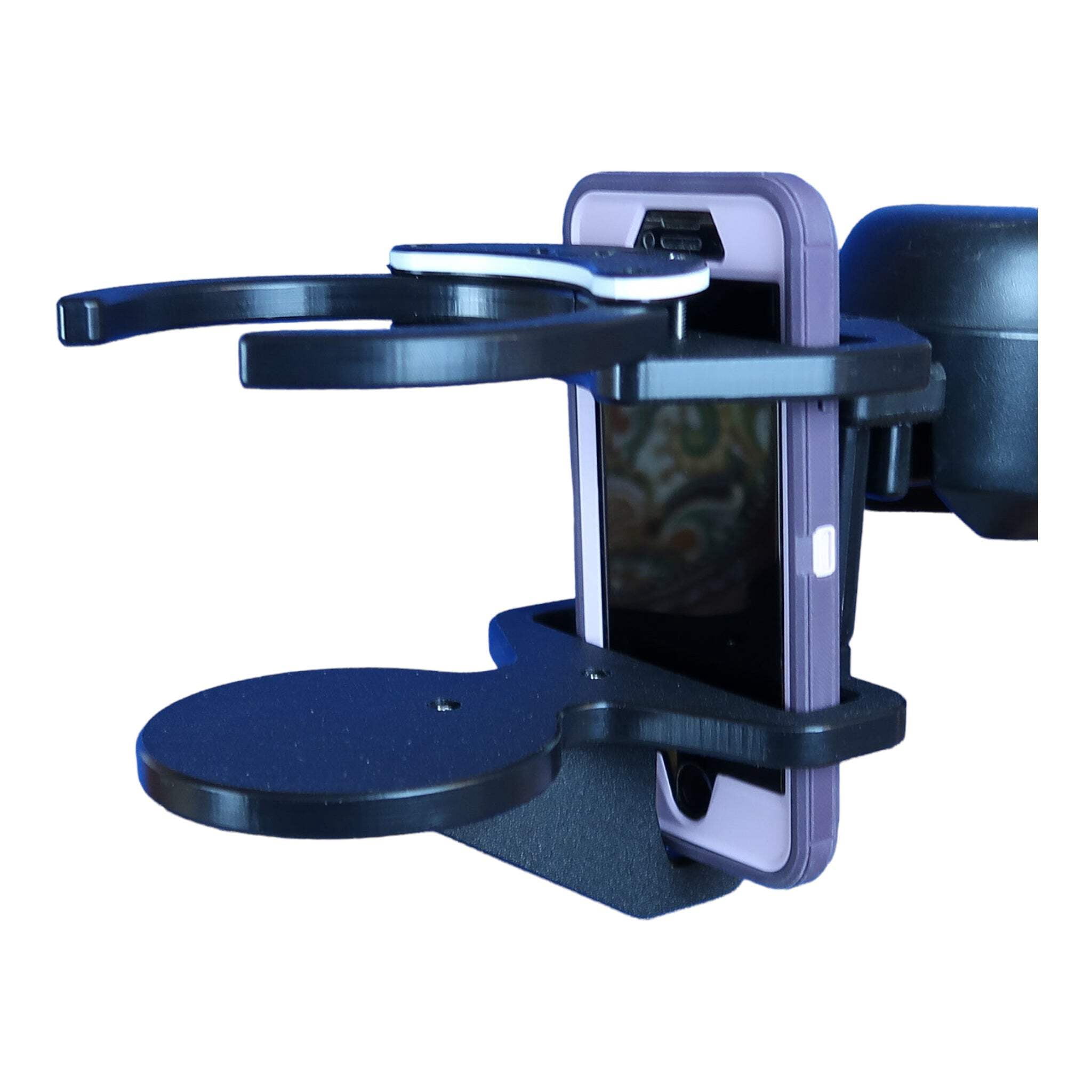 Powerchair Combo Smart Phone and Adjustable Drink Holder Right Hand | A0015CRA Model: Pride Quantum Q6 Edge