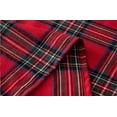 thumbnail image 4 of Fennco Styles Red Plaid Holiday Tablecloth 56" W X 56" L - Classic Tartan Square Table Cover for Dining Room, Christmas Décor, and Winter Festivals, 4 of 5