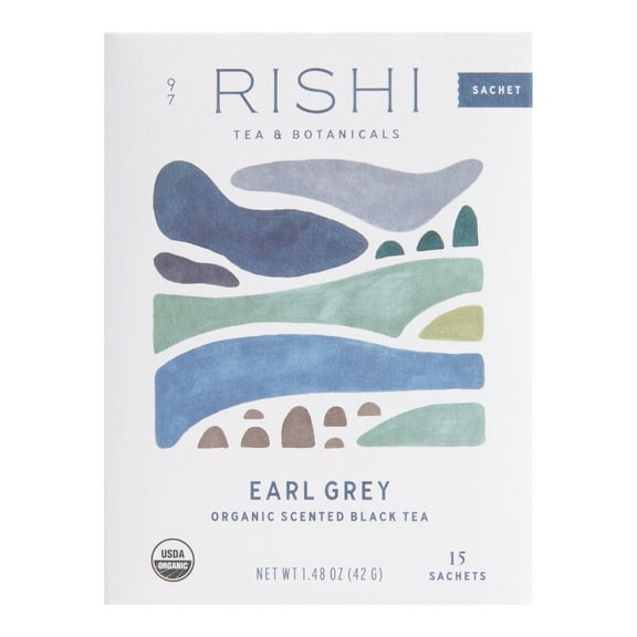 Rishi Earl Grey Tea 1.48 oz. Pack of 4