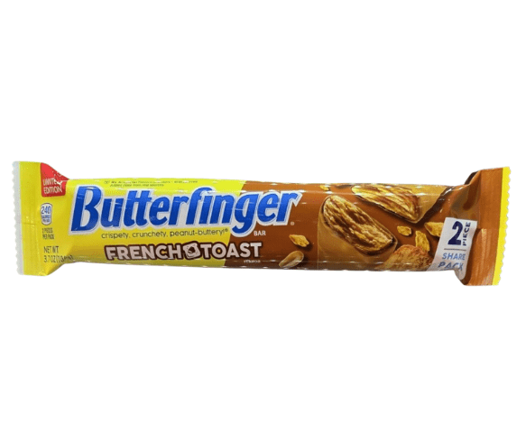 Butterfinger French Toast Peanut Butter Candy Bar - Limited Edition - 1.9 oz Bar, Pack of 2
