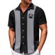 thumbnail image 2 of Men's Hawaiian Printed Button Short Sleeve Shirts Men's Casual Fashion Short Sleeve Shirts 2XL, 2 of 4