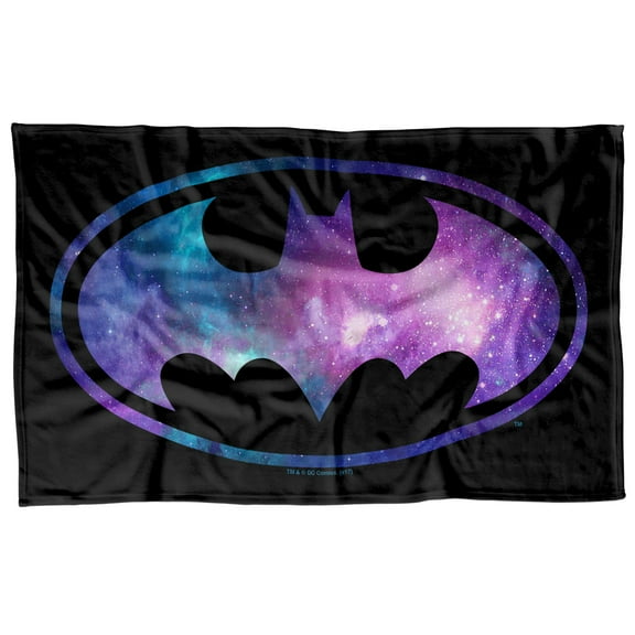 Batman Galaxy Signal Fleece Blanket 36' x 58',Galaxy Signal