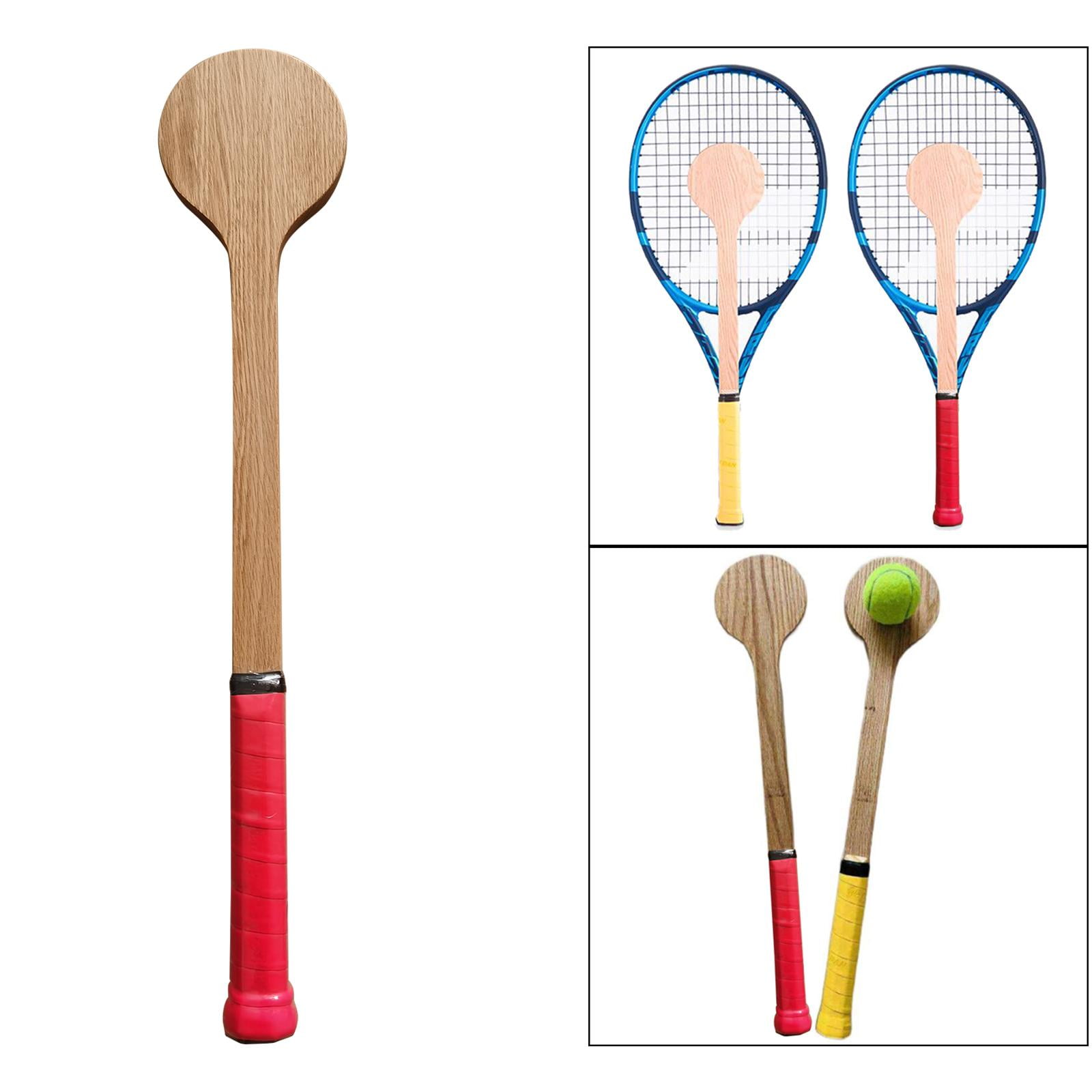 Wooden Tennis Spoon Sweet Trainer Tennis Racket Practice Ting