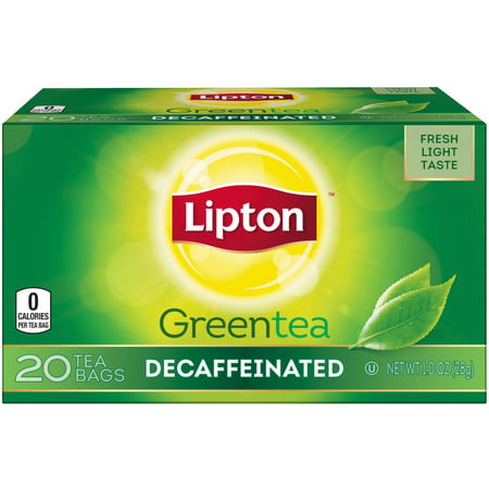 Lipton Decaffeinated Green Tea Bags, 20 ct