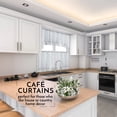 thumbnail image 2 of Cortinas American Linen Café para cocina y baño (gris), 2 of 7