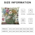 thumbnail image 5 of Wildflower Throw Pillow Covers Inch Set of Flowers Leaves Spring Summer Seasonal Decor Cushion Cover for Bedroom Sofa Living Room Couch Bench Outdoor, 5 of 5