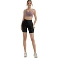 thumbnail image 7 of Fmbrln Biker Shorts for Women High Waist Tummy Control Workout Running Gym Shorts Yoga Athletic Leggings with Pockets Black L, 7 of 7