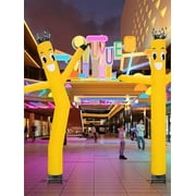 AIHOME 20FT Inflatable Dancing Man with Blower, Air Dancers Inflatable Tube Man, Highly Durable and Tear Resistant Polyester Polyamide Nylon Inflatable Man Dancing, Waving Inflatable Tube Man