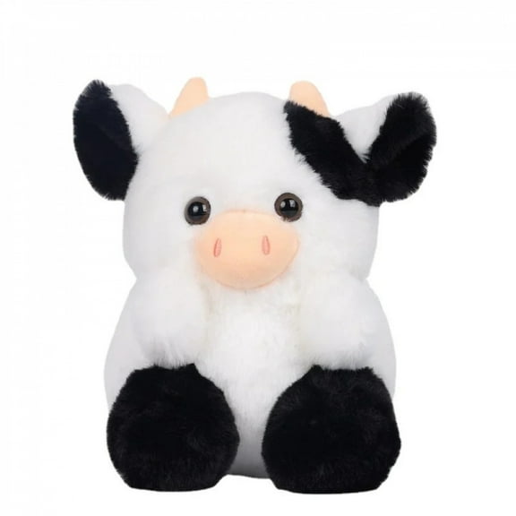 20cm/7.87in Cute Cow Plush Toys Cartoon Colorful Strawberry Bull Stuffed Animal Cattle Soft Plushie Doll Decor For Party Gift