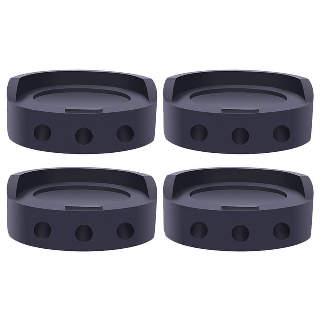 4 almohadillas antivibración de goma antideslizantes para lavadora y refrigerador.