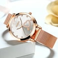 thumbnail image 5 of OLEVS Watches for Women Casual Dress Luxury Analog Quartz Mesh Strap Hearts Easy Read Waterproof Luminous Fashion Ladies Wrist Watches Gifts Relojes para Mujer White/Black, 5 of 9