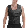 thumbnail image 2 of Gilet de Poids Ajustable 50kg Veste de Poids Exercice Tissu de Charge, 2 of 5