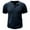 Navy, variant on WAENQINLA Men's Ribbed Henley Shirt Lightweight Slim Fit Knit Textured Muscle Shirt Cotton Short Sleeve Casual T-Shirt