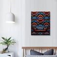 thumbnail image 2 of Fenyluxe Maximalism Canvas Wall Decor for Home - Bathroom & Living Room Canvas Print 16x20in, 2 of 5