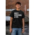 thumbnail image 4 of Best Husband Ever Trophy Hubby Gift Men's Big & Tall Crewneck Graphic Tee Brisco Brands 3X, 4 of 5