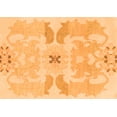 thumbnail image 1 of Ahgly Company Indoor Rectangle Abstract Orange Modern Area Rugs, 8' x 12', 1 of 4