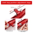 thumbnail image 3 of Parallel Rail Guide System Aluminium Alloy Circular Saw Track Set Fixed Guide Rail Bracket For Track Saw Repeatable Cuts, 3 of 7