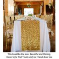 thumbnail image 5 of Shinybeauty Paquete De 15 Caminos De Mesa Con Lentejuelas Doradas, 12 X 108 Pulgadas De Largo, Manteles Con Purpurina Brillante Para Bodas, Fiestas Y Eventos Elegantes, 5 of 5