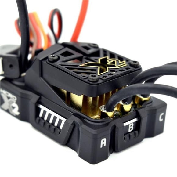 Castle Creations CSE010-0171-00 Mamba Micro X2, 16.8V WP Sensored ESC - 4.0 mm Connectors