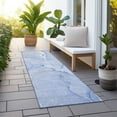 thumbnail image 6 of Addison Rugs Chantille Indoor/Outdoor Transitional Watercolors Blue Washable Runner Rug, 2'3" x 7'6", 6 of 6