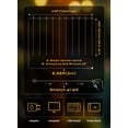 thumbnail image 2 of Cadena de luces Brightown, paquete de 2, 300 LED, 3 x 3 m, blanco cálido, USB, 2 of 7