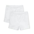 thumbnail image 1 of Shorts de Roue pour Bébés Filles et Tout-Petits, Blanc 2 Pack, 5T US, 1 of 1