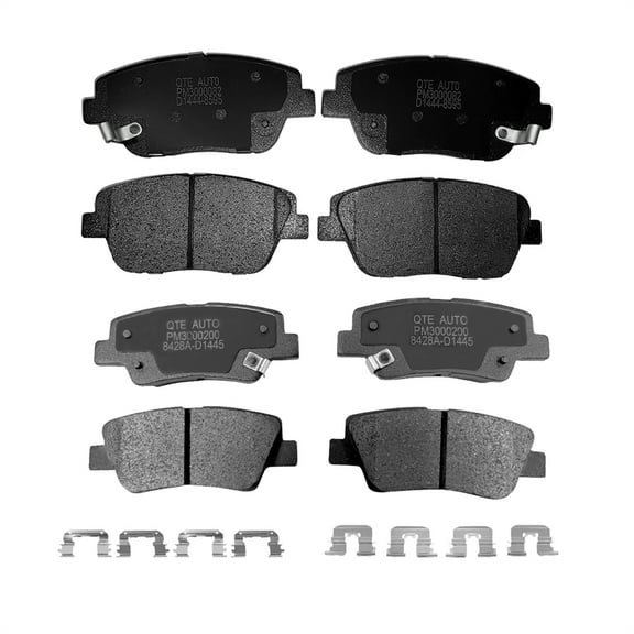 Set of 8 Front-Rear 8428A-D1445 Ceramic Brake Pad Kit For 2011-2015 KIA Optima