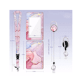 thumbnail image 2 of Porta Gafete Cordones Para Credenciales Cinta rosa marmoleado, 2 of 5