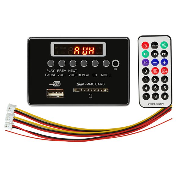 Licencia decodificadora de MP3 Yotijar Módulo de grabación 5V/12V Tablero decodificador