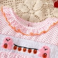 thumbnail image 6 of qiiinnHk My First Halloween Baby Girl Outfit Long Sleeve Pumpkin Romper Bodysuit Ruffled Plaid Bubble Fall Winter Clothes 0-3 Months,Orange, 6 of 7