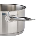 thumbnail image 3 of Winco Cacerola para salsa de acero inoxidable resistente con tapa, 6 cuartos, 3 of 7