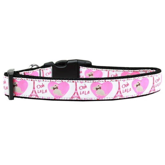 Pet Dog Cat Nylon Collar or Leash, "Oh La La Paris"