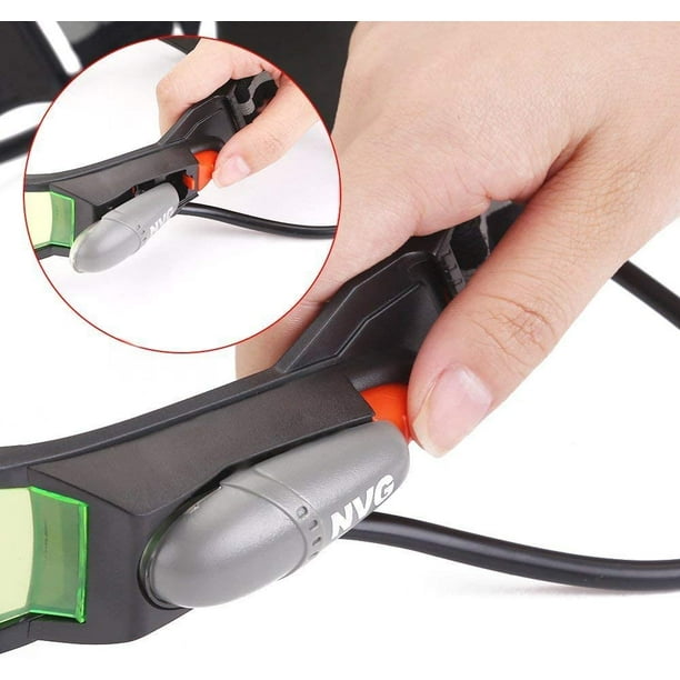Lunettes de Vision nocturne réglable enfants LED lunettes de nuit pour la  course vélo chasse pour protéger les yeux enfants cadeau
