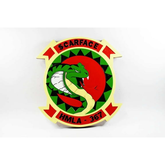 HMLA-367 Scarface Plaque