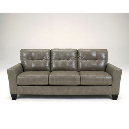 Ashley Furniture Paulie Leather Sofa In Quarry