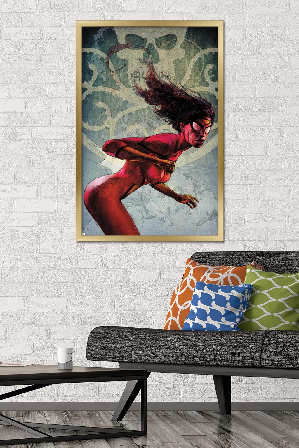 Marvel Comics - Spider-Woman - Spider-Woman #2 Wall Poster, 22.375" x 34", Framed