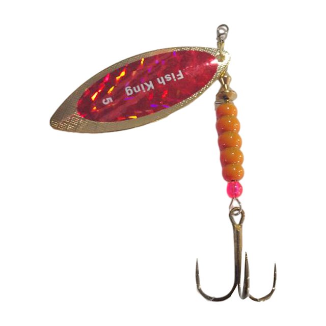 sweethay River Hard Lure Bait Fish Barbed Triple Hook Sequin Aparejos de pesca portátiles Accesorios Reemplazo de piezas Type8 NO8