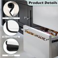 thumbnail image 5 of SEANATIVE Cattle Refrigerator Door Handle Covers Set of 2 Cow Print Kitchen Appliance Handle Glove Protector for Fridge Microwave Oven Dishwasher Indoor Home Decor Accessories Protective, 5 of 7