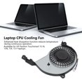 thumbnail image 4 of CPU Cooler, Durable Lightweight CPU Cooling Fan DC 5V 0.28-0.5A  for Laptop, 4 of 7