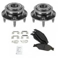thumbnail image 3 of TRQ Front Wheel Hub & Bearing Pair with Semi-Metallic Brake Pad Kit for Mustang BKA52237 Fits select: 1999-2003 FORD MUSTANG, 2004 FORD MUSTANG GT, 3 of 5