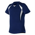 thumbnail image 5 of Alleson Athletic B36085132 Girls Short Sleeve Fastpitch Jersey, Gold & White - Extra Small, 5 of 7