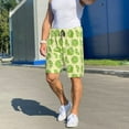 thumbnail image 6 of Pofeuu Various Lemons Print Men's Soft Woven Elastic Waistband Sleep Pajama Short-3X-Large, 6 of 6