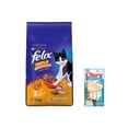 thumbnail image 1 of Felix Triple Delicious Granja 10 kg + Churu Atún con Vieira Sobre con 4 Tubos de 14 g, 1 of 4