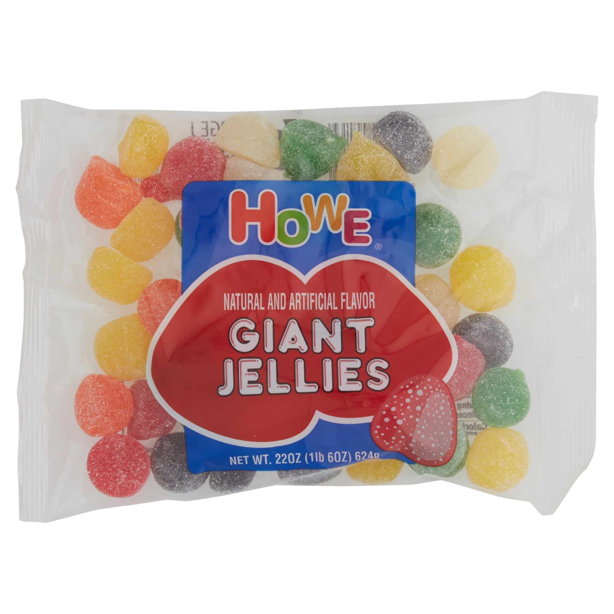 Howe Giant Jellies Gummy Candy, 22 oz, Bag