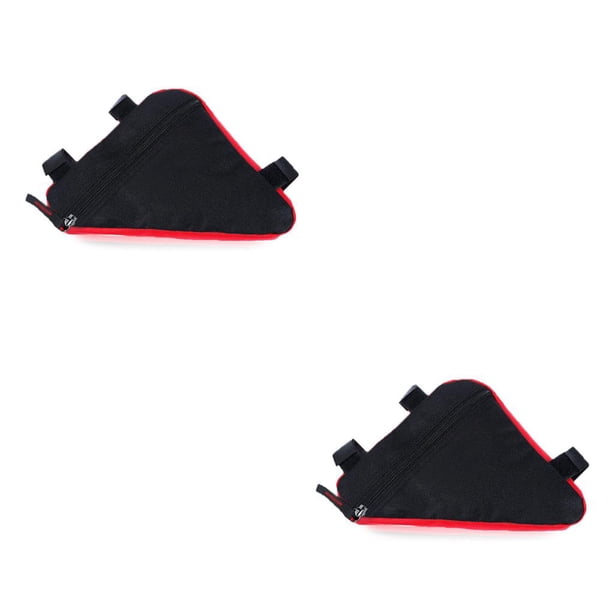 Eigraketly Bolsa de cuadro delantero de bicicleta Bolsa de manillar de bicicleta de montaña de tela Oxford Bolsa de montar en bicicleta de carretera Rojo 2piezas Eigraketly CBP269060