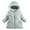 Light Blue, variant on GigrtiJin Kids Girls Winter Warm Fleece Lined Jacket Long Sleeved Hooded Zip up Puffer Coats Soft Thicken Overcoat